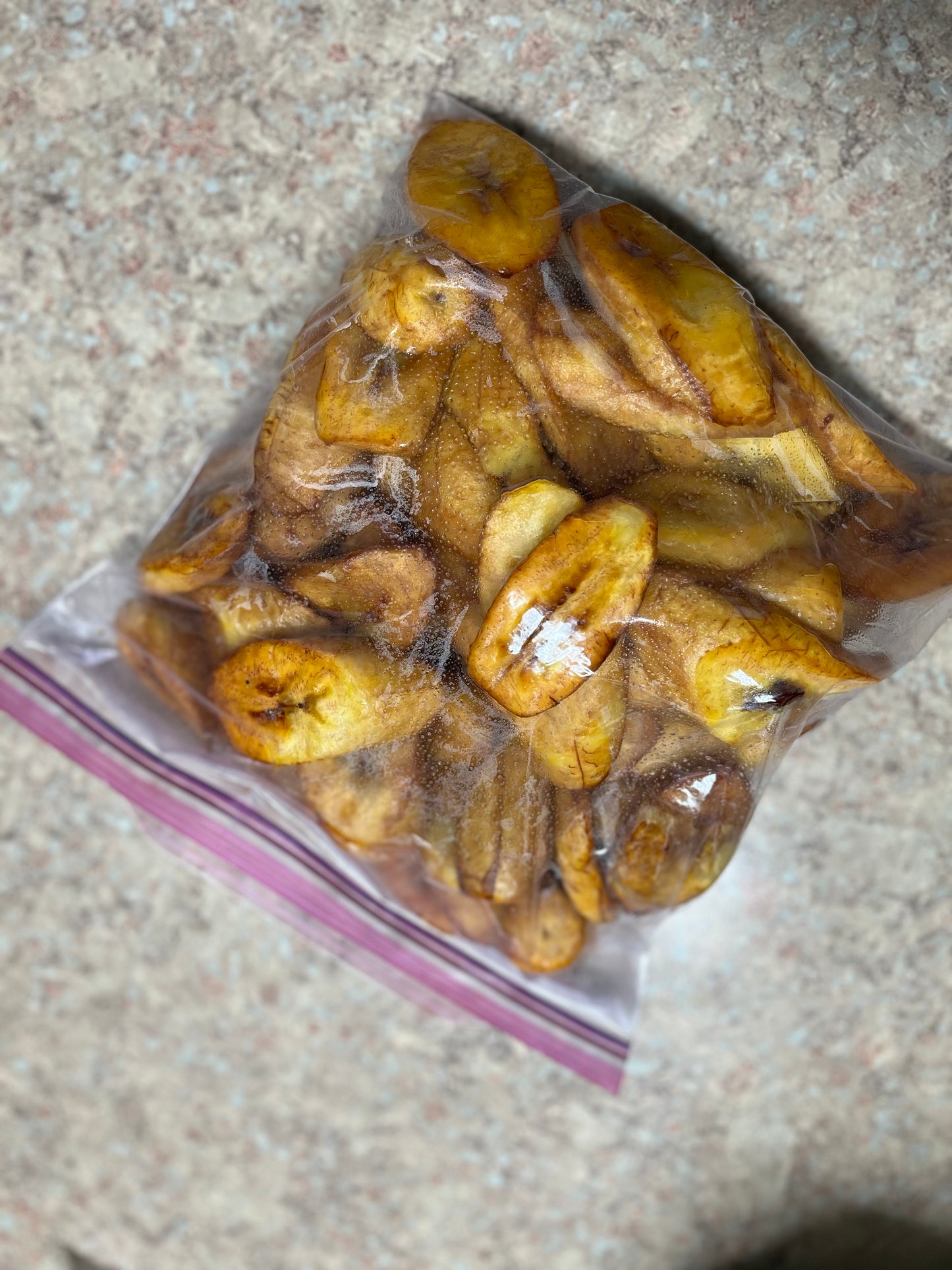 Zip Bag oF Fried Plantain/Dodo