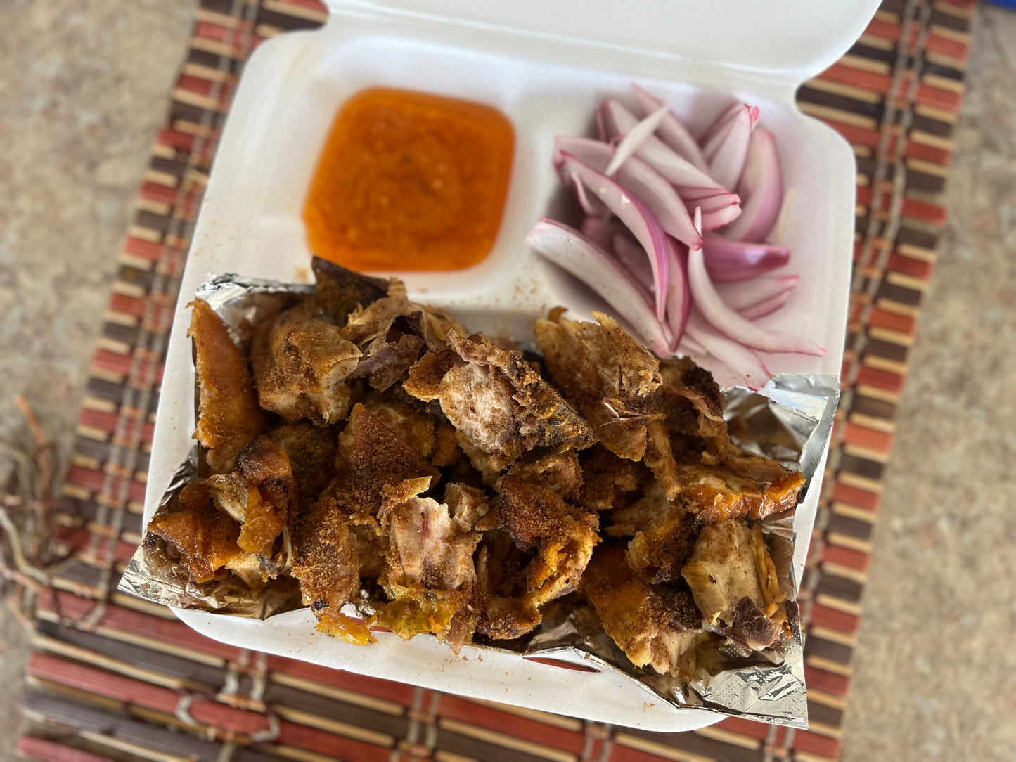 Beef, Pork & Chicken Suya