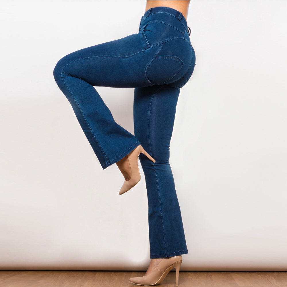 Sexy Skinny Flare Pants Wide Leg Denim