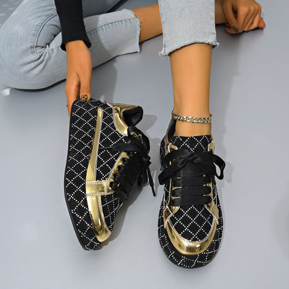 Fashion Rhinestone Flats Shoes