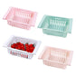 Retractable Multipurpose Adjustable Refrigerator Organizer Drawer