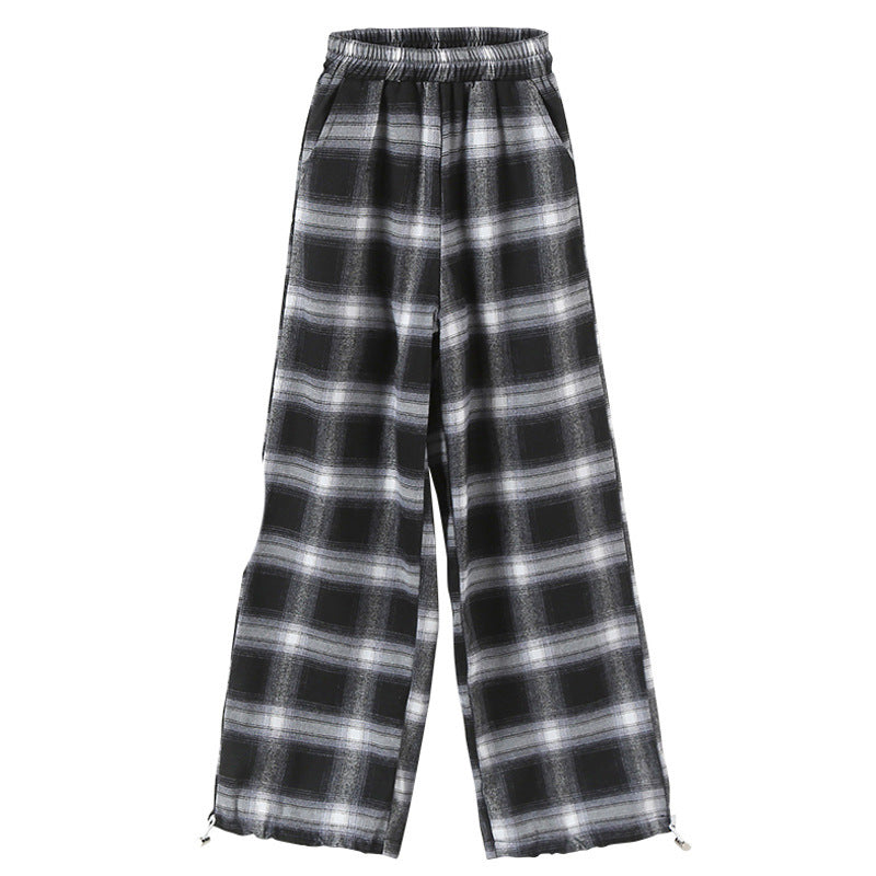 Trendy Plaid Trousers Big Kids