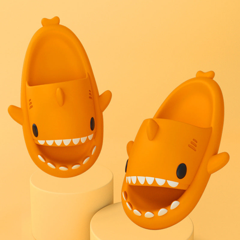 Adult's Funny Shark Cartoon Slippers