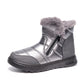 Winter Thick Plush Snow Boots With Side ZIpper