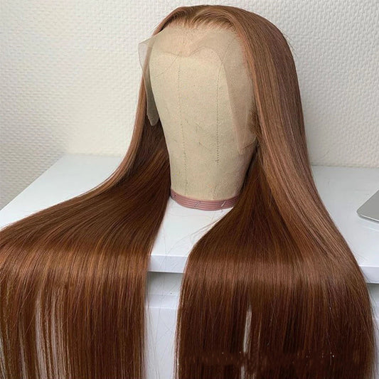 Brown Color Human Hair Wigs