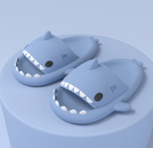 Adult's Funny Shark Cartoon Slippers