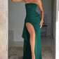 Strapless Split Long Dress