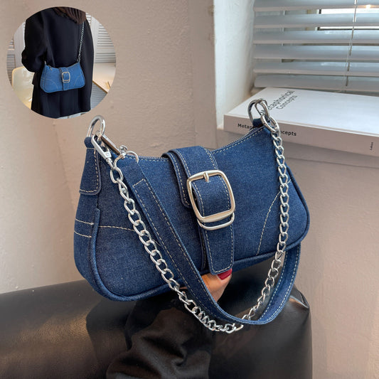 Denim Shoulder Bag