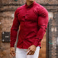 Men's Business Anti-wrinkle White Long-sleeved Shirt