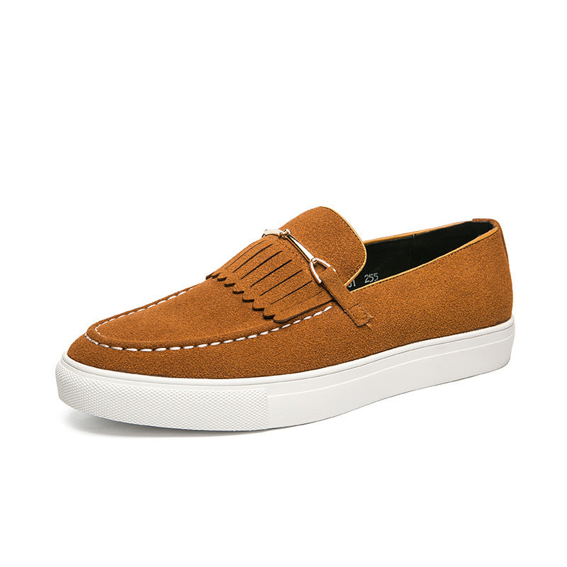 Men's Business Leisure Fashion Down Show British Board Shoes