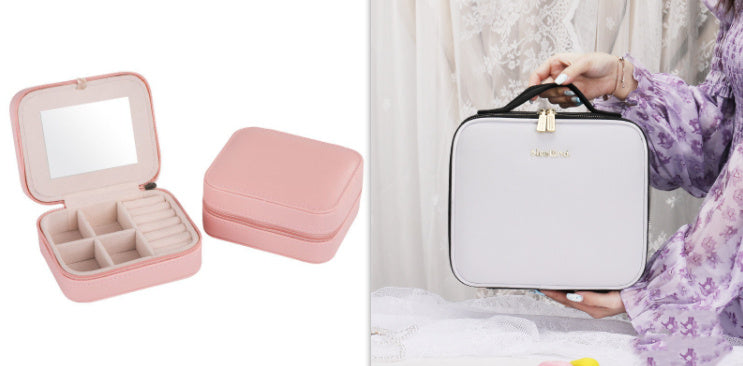 Smart LED Cosmetic Case With Mirror