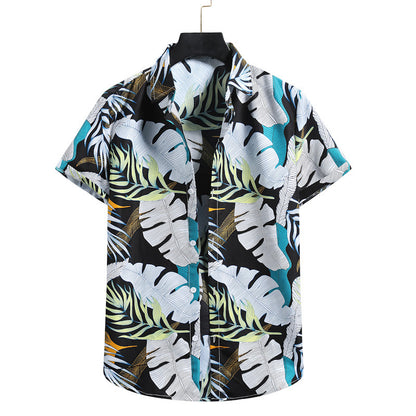 Hawaiian Printing Short-sleeved Shirt