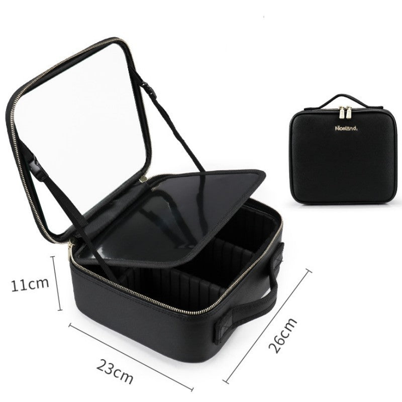 Smart LED Cosmetic Case With Mirror