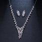 Fashion Simple Crystal Necklace Set