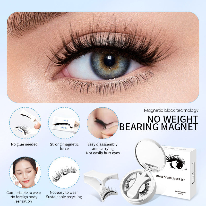 Magnetic False Eyelashes Integrated Storage Box