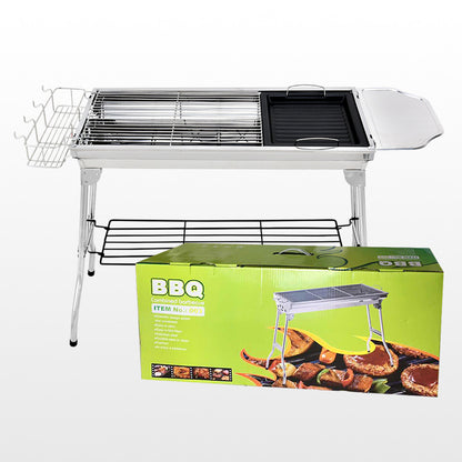 Outdoor Portable Folding BBQ Stainless Steel Grill