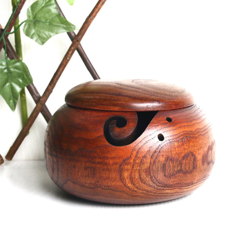 Woolen Wooden Bowl Creative Storage Bowl