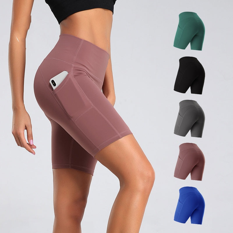 High Waist Fitness Gym Workout Leggings With Pockets